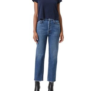 Agolde straight leg high waisted woman’s jeans